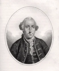Frederick Calvert, ilustrace z „Katalogu královských a vznešených autorů, svazek V“, vydaného v roce 1806